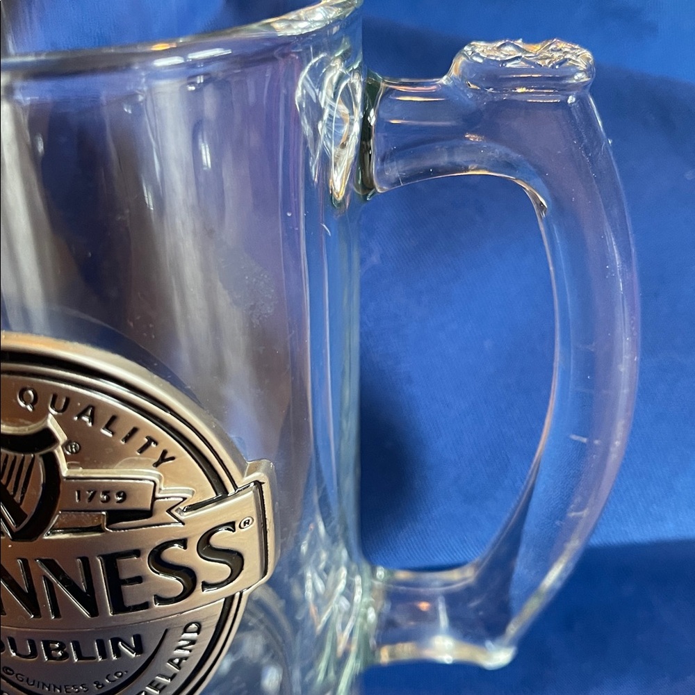 Guinness Hefty Glass Pub Mug - Picture 3 of 8